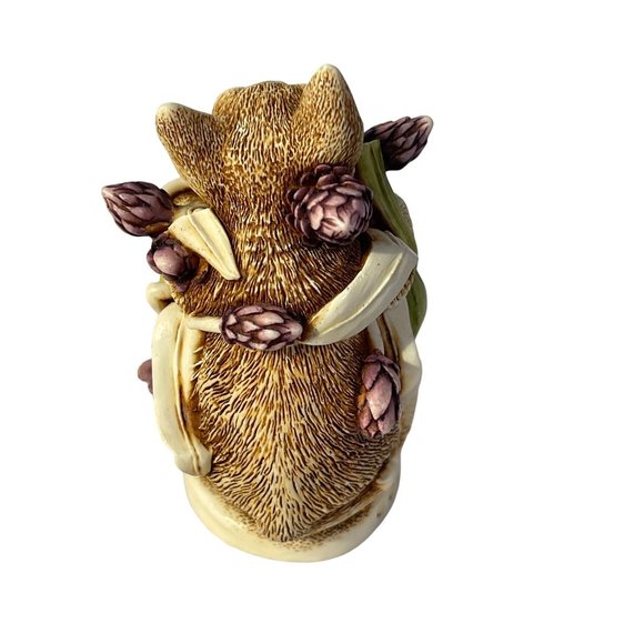 Vtg. Harmony Kingdom 1997 Cat Figurine Trinket Box Figurine Algenon Flower Pot - Picture 3 of 9